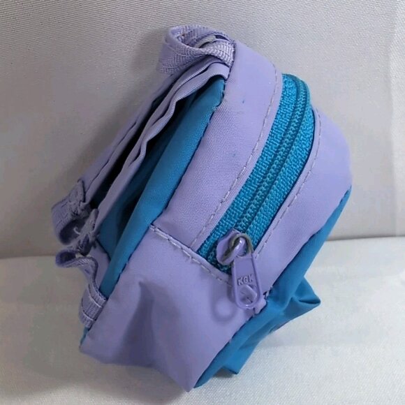 Disney Beauty And The Beast Backpack Purple Blue Doll Mini Purse Calego Zip - Picture 2 of 13